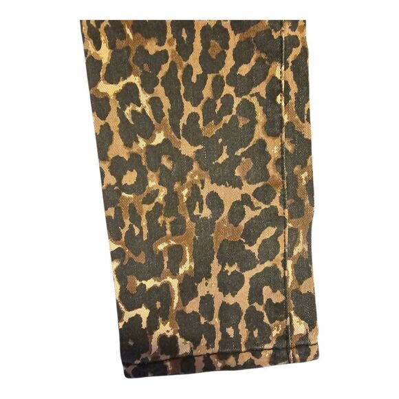REBECCA MINKOFF Leopard Denim Jeans Pants - Size 4 - Picture 6 of 9
